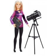 Barbie National Geographic Astrophysicist Doll with Telescope & Star Map