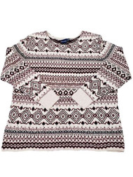 Womens Plus Size Oatmeal Beige Thick Knit Winter Sweater Shirt Top 2X