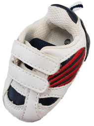 Infant Boys Red White & Navy Blue Slip-On Sneakers Kids Shoes