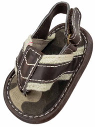 Infant Baby Boys Brown Flip Flop Sandals Strap Summer Kids Shoes