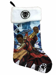 Mens Marvel Black Panther Okoye and Nakia Holiday Christmas Stocking