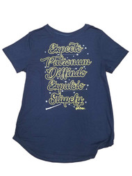 Harry Potter Junior Womens Blue & Yellow Spells Tee Shirt T-Shirt