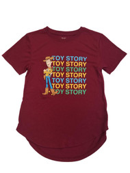 Disney Toy Story Junior Womens Red Cowboy Woody T-Shirt Tee Shirt