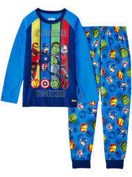 Marvel Boys Blue Avengers Endgame Ant Man Superhero 2 Piece Pajama Sleep Set