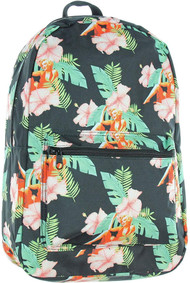 Bioworld Marilyn Monroe Hibiscus Flowers All Over Print 18" Backpack, School Bag
