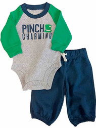 Carters Infant Boys Pinch Charming Baby Outfit St Patricks Bodysuit & Pants