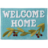 Winter Wonderland Plush Hometown Holiday Welcome Home Bath Rug, 20 x 30 In
