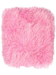 Your Zone Bright Pink Super Soft Plush Fuzzy Faux Fur Throw Blanket, 50x60