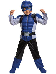 Toddler Boys Saban's Power Rangers Beast Morpher Blue Ranger Muscle Costume 3-4T