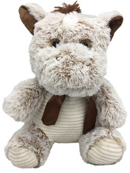 Dan Dee Plush Fuzzy Frosted Brown Horse, 15 inch Pony Stuffed Animal Pal