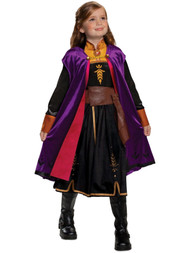 Disney Toddler & Girls Frozen Black & Purple Anna Glitter Costume Dress