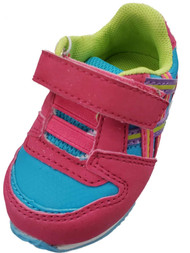 Infant Girls Pink & Blue Sneakers Summer Baby Shoes 2