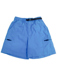 Mens Cherokee Light Blue Snap Buckle Board Shorts Swim Trunks