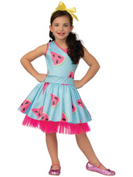 BOXY GIRL Girls Blue Watermelon Brooklyn Halloween Costume Dress S 4-6