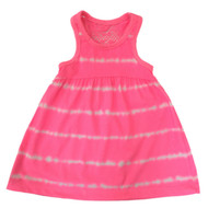 Infant & Toddler Girls Pink Tie Dye Sun Dress Knit Tank Sundress