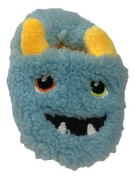 Infant Boys & Girls Plush Blue Monster Slippers Baby Prewalk Shoes