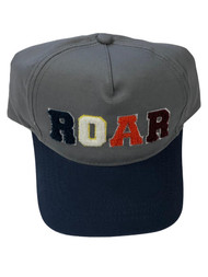 Boys Gray Roar Dinosaur Snap Back Baseball Cap Ball Hat