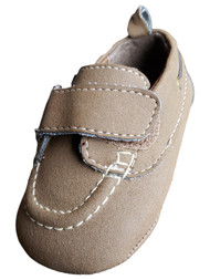 Infant Baby Boys Light Brown Loafers Casual Boat Shoes Soft Sole Pre-Walker