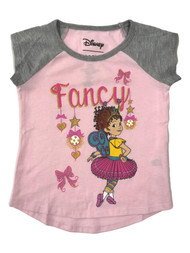 Disney Toddler Girls Pink & Gray Fancy Nancy T-Shirt Tee Shirt