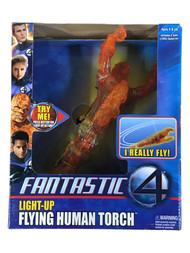 Fantastic 4 Flying Human Torch Light-Up Action Figure Playset
