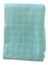 Spritz Blue Windowpane Plaid Tablecloth, Cotton Table Cloth 60x84 Ob