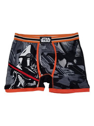 Star Wars Mens Black & Orange Kylo Ren Underwear Boxer Briefs