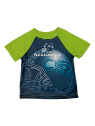 Infant & Toddler Boys Green Seattle Seahawks Tee Shirt Football T-Shirt