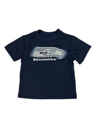 Infant & Toddler Boys Blue Seattle Seahawks Tee Shirt Football T-Shirt