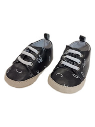Carters Infant Boys Black Alphabet Bear Pre-Walk Crib Shoe Baby Shoes