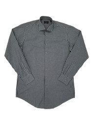 Shaquille O'Neal XLG Men's Black Long Sleeve Button Down Shirt