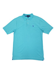 U.S. Polo Assn. Mens Big & Tall Light Blue Polo T-Shirt