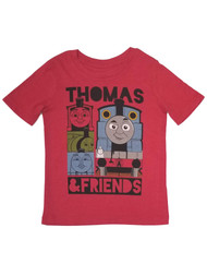 Thomas & Friends Toddler Boys Red Short Sleeve T-Shirt Train Tee Shirt