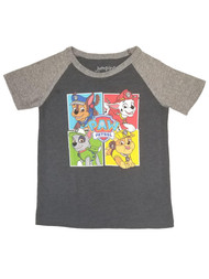 Paw Patrol Toddler Boys Gray Chase & Marshall T-Shirt Puppy Dog Tee Shirt 5T