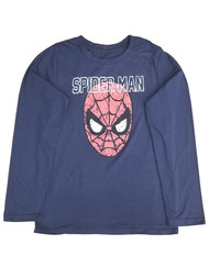 Spider-Man Park Boys Navy Blue Long Sleeve Spider Man T-Shirt Tee Shirt