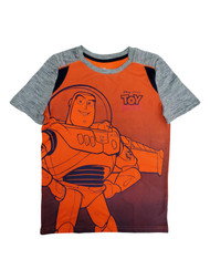 Disney Toy Story Boys Orange Short Sleeve Buzz Lightyear Tee Shirt T-Shirt