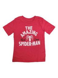 Amazing Spider-Man Boys Red Short Sleeve Marvel Comics Tee Shirt T-Shirt 4