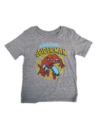 Amazing Spider-Man Toddler Boys Gray Short Sleeve Web T-Shirt Tee Shirt