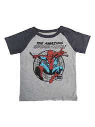 Amazing Spider-Man Toddler Boys Gray Short Sleeve T-Shirt Tee Shirt