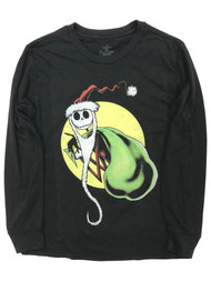 Disney Boys Black Nightmare Before Christmas Long Sleeve Christmas Shirt