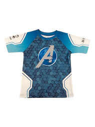Marvel Boys Blue Avengers Thor Iron Man 1963 Superhero T-Shirt Tee Shirt