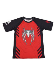 Marvel Boys Red & Black Spider-Man Superhero T-Shirt Tee Shirt