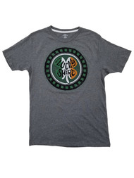 Mens Heather Gray Lucky Shirt Four Leaf Clover St. Patrick's Day T-Shirt