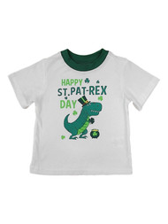 Infant & Toddler Boys Happy St.Pat-Rex Day Tee Shirt St.Patricks Day T-Shirt