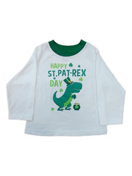 Infant & Toddler Boys Happy St.Pat-Rex Day St.Patricks Day Long Sleeve Shirt