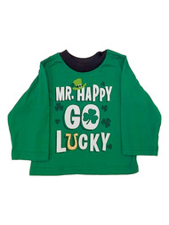 Infant & Toddler Boys Mr. Happy Go Lucky St. Patricks Day Long Sleeve Shirt