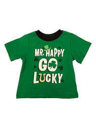 Infant & Toddler Boys Mr. Happy Go Lucky Tee Shirt St. Patricks Day T-Shirt