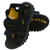 Cherokee  Boys Rugged Blue Leather Sandals Strappy Size 1