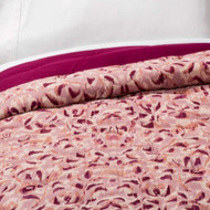 Opal House Twin XL Magenta & Pink Ikat Bed Quilt, Comforter