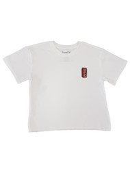 Junior Womens Coca-Cola Coke Soda Can White Cotton Crop T-Shirt Shirt Top