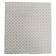 The Big One Gray Lattice Cotton Rich Sheet Set, 250 Thread Full Bed Sheets